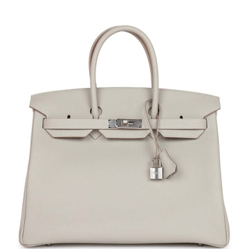 Hermès Birkin 35 Beton togo.
